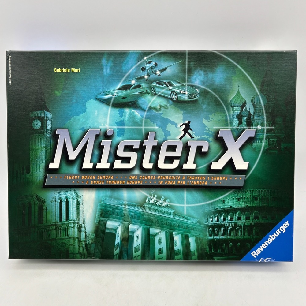 Mister X COMPLETE Ravensburger 2009 Crime Detective Hunting Scotland Yard Sequel
